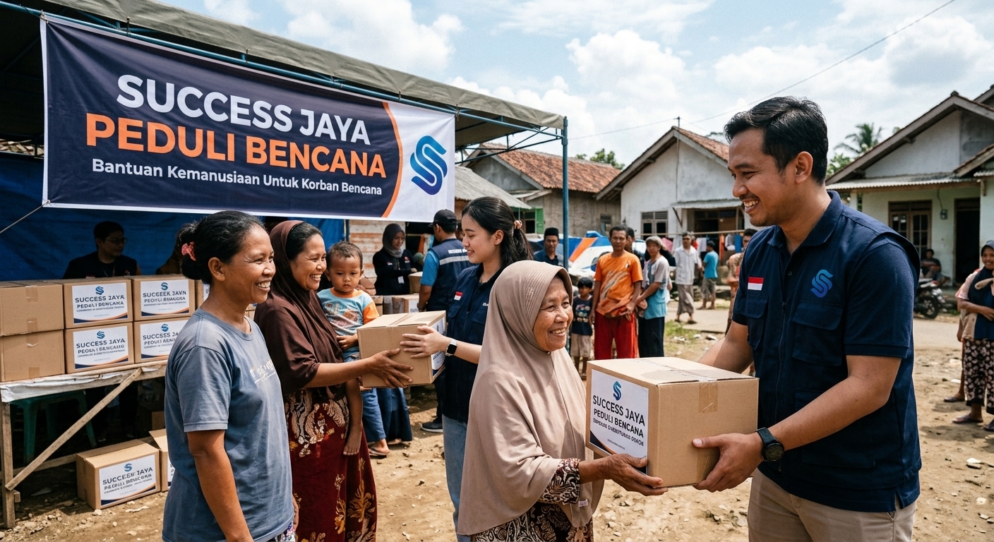 Kegiatan bantuan bencana SJG Care